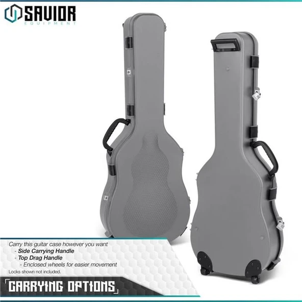SAVIOR ULTIMATE GUITAR Tekli Tüfek Çantası (Gri) - Resim 6