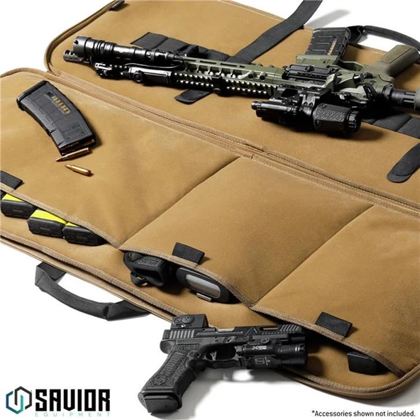 SAVIOR SPECIALIST Tekli Tüfek Çantası 42" (Toprak) - Resim 4