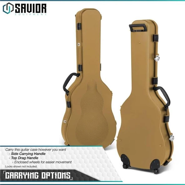 SAVIOR ULTIMATE GUITAR Tekli Tüfek Çantası (Toprak) - Resim 6