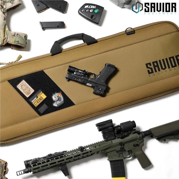 SAVIOR SPECIALIST Tekli Tüfek Çantası 42" (Toprak) - Resim 2