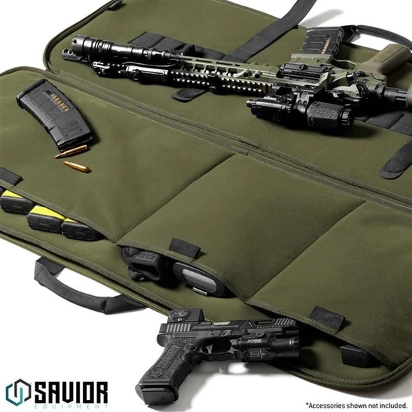 SAVIOR SPECIALIST Tekli Tüfek Çantası 46" (K.Yeşil) - Resim 4
