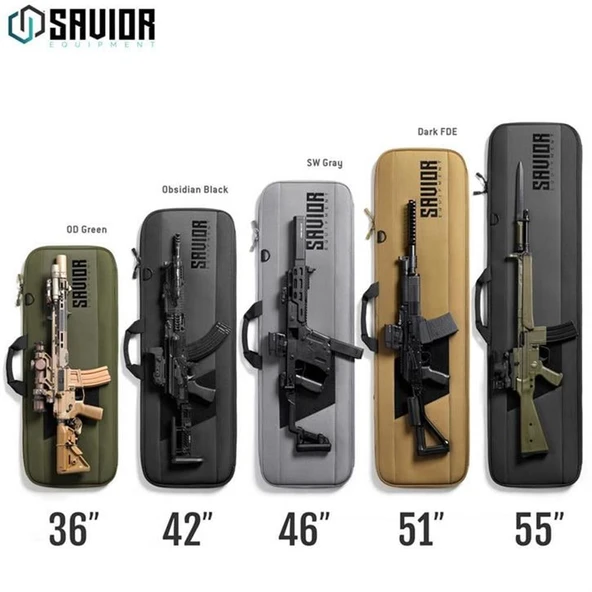 SAVIOR SPECIALIST Tekli Tüfek Çantası 46" (Toprak) - Resim 6
