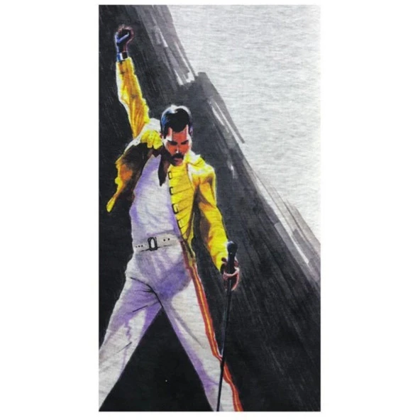 Freddie Mercury Temalı Buff Boyunluk Bandana No:29 ürün görseli 1