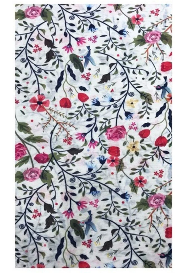 Çiçek Temalı Buff Boyunluk Bandana No:142 - Resim 3