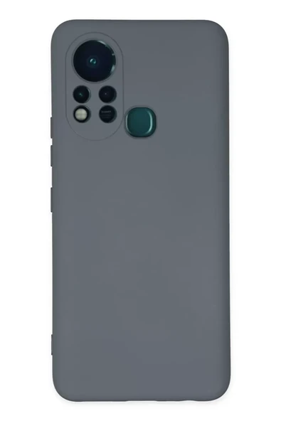 Newface İnfinix Hot 11s Kılıf Nano içi Kadife Silikon - Gri ürün görseli 1