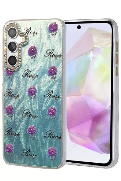 Newface Samsung Galaxy A35 5G Kılıf Blade Aynalı Desenli Kapak - Desen 9 ürün görseli 1