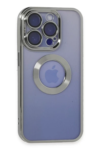 Newface Apple iPhone 15 Pro Kılıf Slot Silikon - Gümüş ürün görseli 1