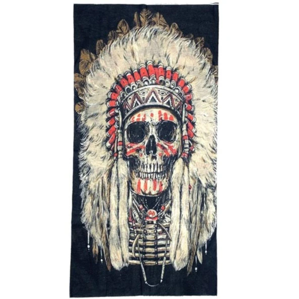 Kuru Kafa Temalı Buff Boyunluk Bandana No:117 ürün görseli 1