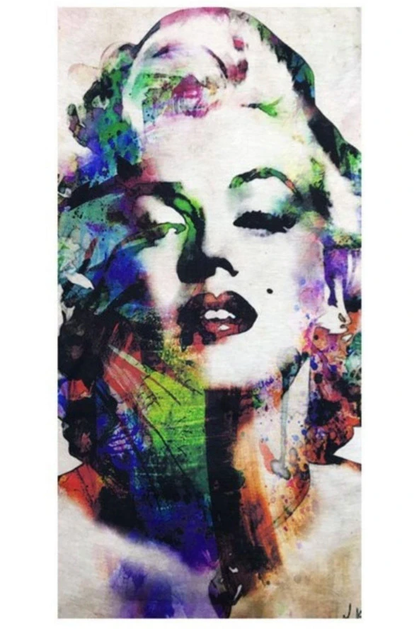 Marilyn Monroe Temalı Buff Boyunluk Bandana No:28 - Resim 3
