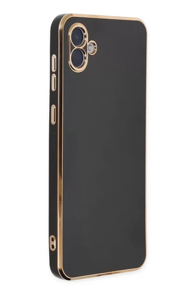 Newface Samsung Galaxy A04 Kılıf Volet Silikon - Siyah ürün görseli 1