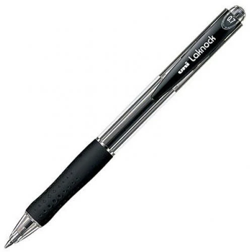 Uni-Ball Sn-100 Tükenmez Kalem Laknock Medium 1.0 Mm Mekanik Bilye Uç Siyah (12 Li Kutu) ürün görseli 1