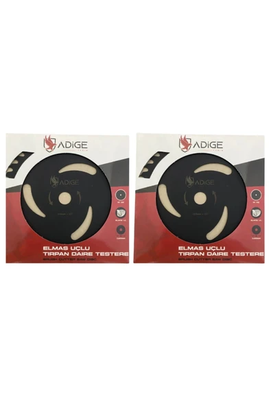 Adige Elmas Uçlu Daire Testere 255mm X 40T (460 Gr) (2 Adet) ürün görseli 1
