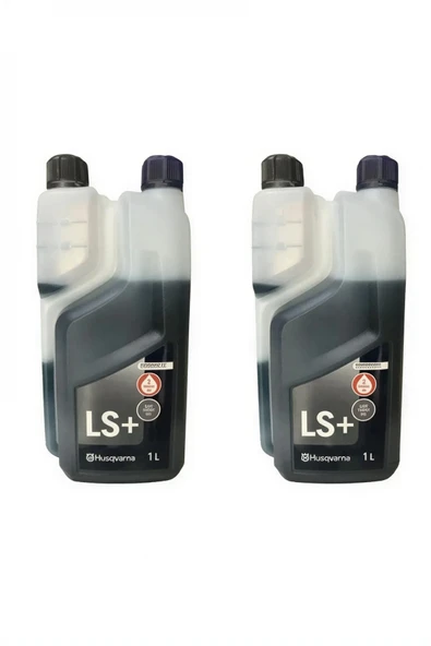 Husqvarna 2T LS+ Ölçekli İki Zamanlı Motor Yağı 1 Litre (2 Adet) ürün görseli 1