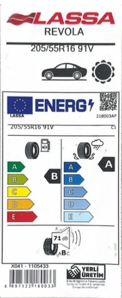 205/55R16 91V REVOLA (2026) - Resim 2