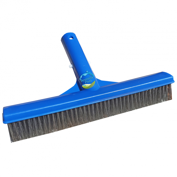 Anatolia Pool Havuz Fırçası Paslanmaz Çelik Telli 26 cm (Pool Brush 26 cm Stainless Steel Bristles) ürün görseli 1