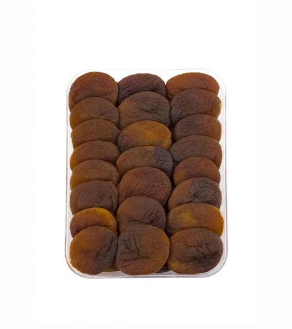 Gün Kurusu Kayısı - Şeffaf Tabak (500 g) - Resim 2