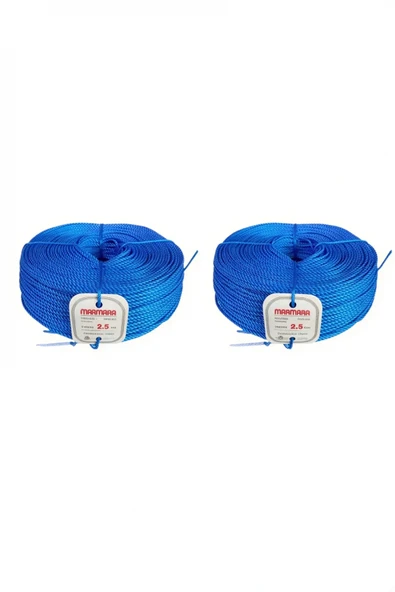 Marmara Ambalaj ipi 2,5mm 200 Metre Urgan (Mavi) (2 Adet) ürün görseli 1