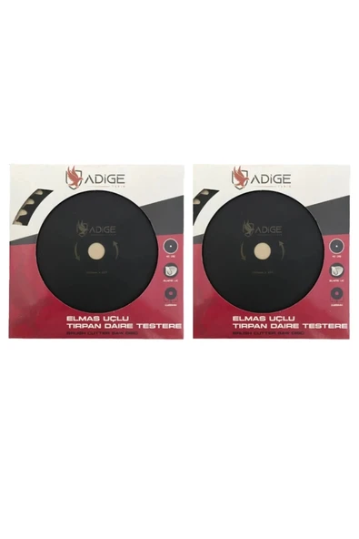 Adige Elmas Uçlu Daire Testere 255mm X 40T (500 Gr) (2 Adet) ürün görseli 1