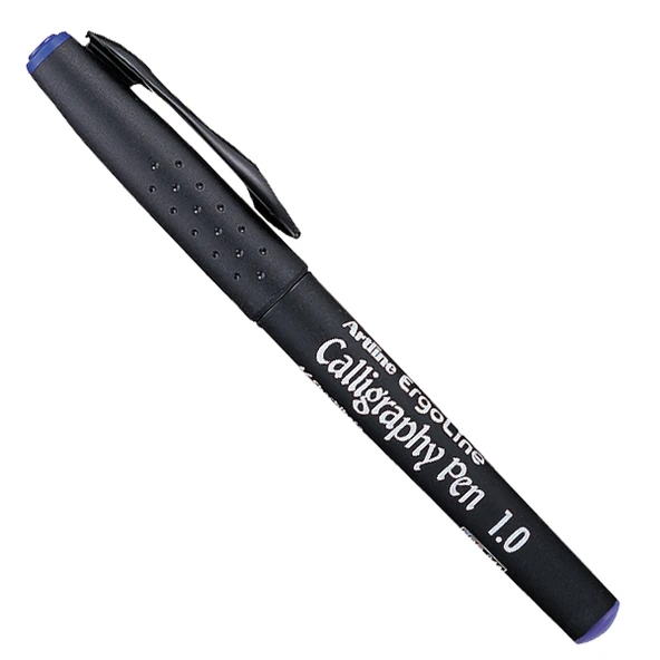 Artline Erg-241 Calligraphy Pen Kaligrafi Kalemi Ergoline 1.0 Mm Mavi (12 Li Kutu) ürün görseli 1