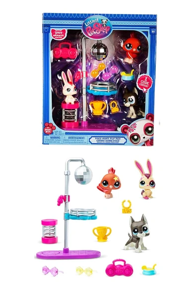 Disko Topu Dönüyor: Littlest Pet Shop Minişler Disko Oyun Seti Sahneyi Sallıyor! ürün görseli 1