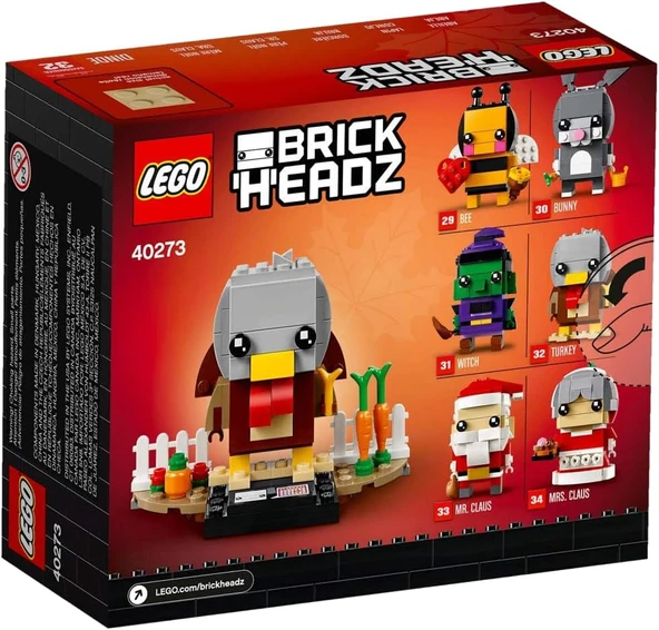 LEGO 40273 BrickHeadz Thanksgiving Hindi - Resim 2