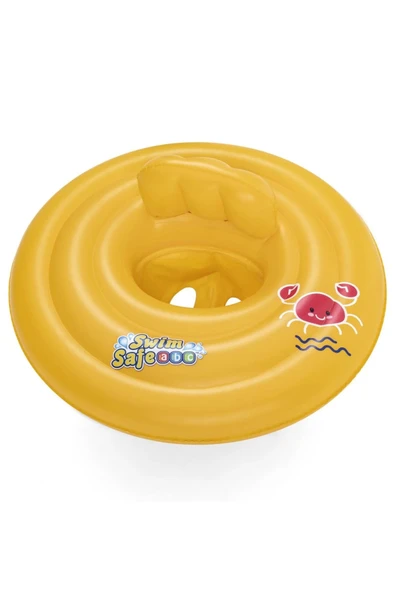 Swim Safe ABC™ WonderSplash™ Üçlü Simit Bebek Bot Binici 69 cm: Bebeğinizin Suyla İlk Güvenli Tanışması! ürün görseli 1