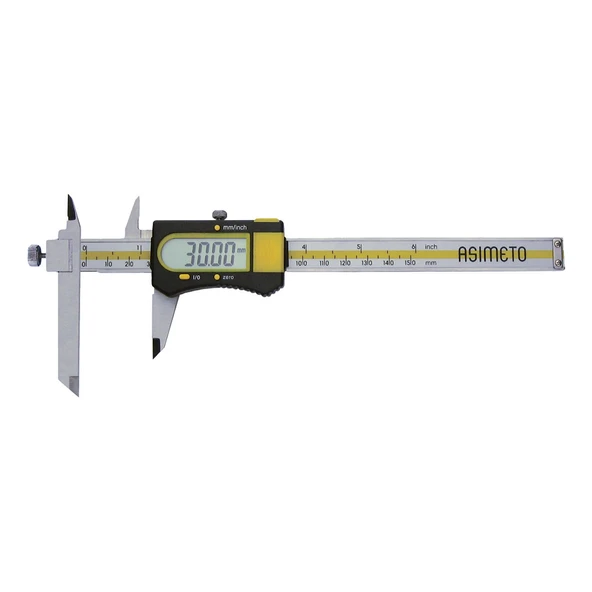 Asimeto Ayarlanabilir Çeneli Dijital Kumpas 150mm AS-317062 ürün görseli 1