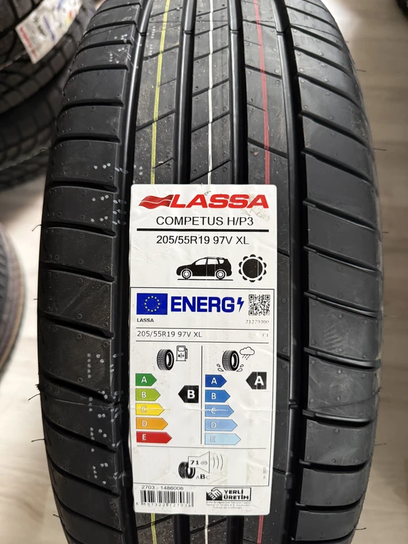 LASSA / 205/55R19 (COMPETUS H/P3) 2026 YAZ LASTİĞİ (1 ADET FİYATIDIR. EN AZ 2 ADET SATILMAKTADIR) ürün görseli 1