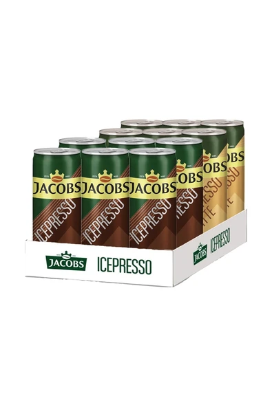 Jacobs Icepresso Classic 250 ml x 6 Adet & Icepresso Latte 250 ml x 6 Adet Soğuk Kahve ürün görseli 1