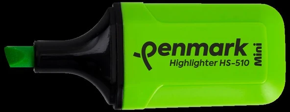 PENMARK FOSFORLU KALEM MINI PASTEL LIME HS-510 ürün görseli 1