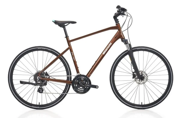 BIANCHI NEWTOURER 24 ALTUS ERKEK ŞEHİR BİSİKLETİ 470H HD 28 JANT 24 VİTES A5 KAHVERENGİ BEYAZ ürün görseli 1