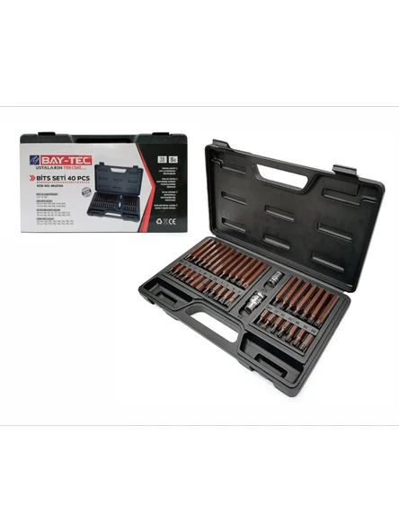 BAY-TEC MU2155 Otomotiv Bits Seti 40 Parça ürün görseli 1