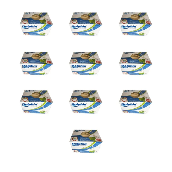Dolphin Mentollü Jelatinli / Poşetli Ahşap Kürdan - 500 Adetlik 10 Paket ürün görseli 1