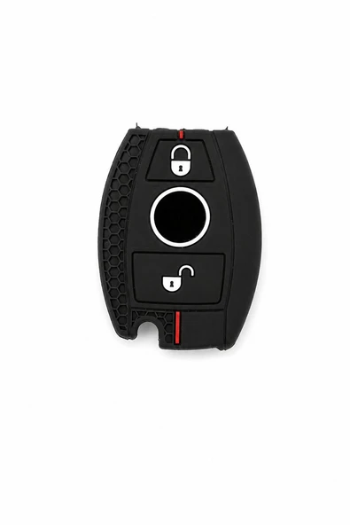 Mercedes BGA Class W203 W204 W205 W210 W211 2 Düğmeli Petek Desenli Anahtar Kumanda Koruma Kılıfı ürün görseli 1