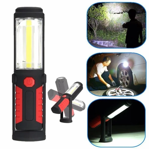 Br S99 Cob Led Şarj Edilebilir Mıknatıslı Çalışma Feneri ürün görseli 1