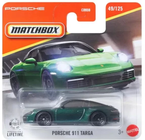 Matchbox Porsche 911 Targa yeşil 2026 case ürün görseli 1