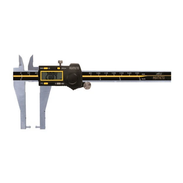 Asimeto Değiştirilebilir Uçlu Dijital Kumpas 200mm AS-318083 ürün görseli 1