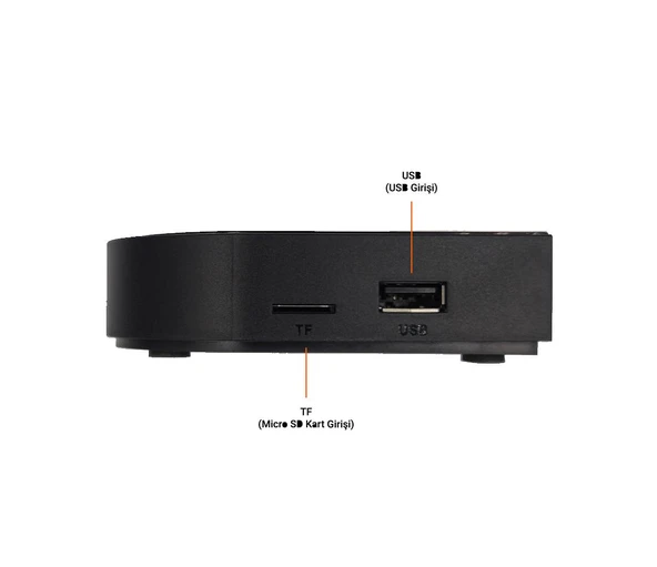 Hiremco Matrix R Android 4K 64GB Android 12 Uydu Alıcısı - Resim 6