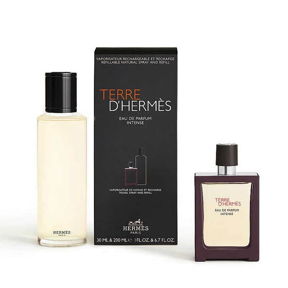 Terre D'Hermes Edp Intense 30 ml + 200 ml Refill Erkek Parfüm Set ürün görseli 1
