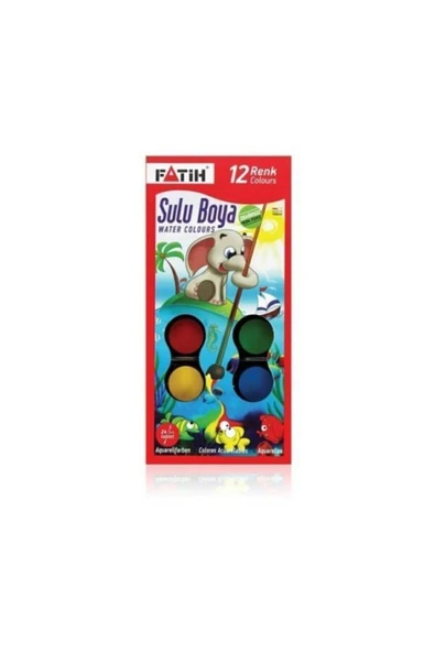 Sulu Boya 12 Li S-12 904 ürün görseli 1