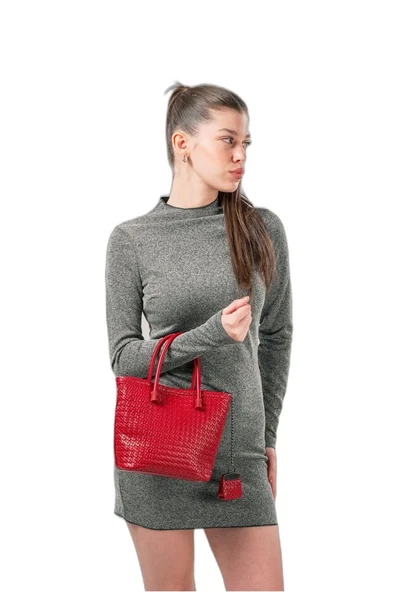 Monallsa Home ÇÇS Kadın Red 18038 Omuz Askılı Çanta ürün görseli 1