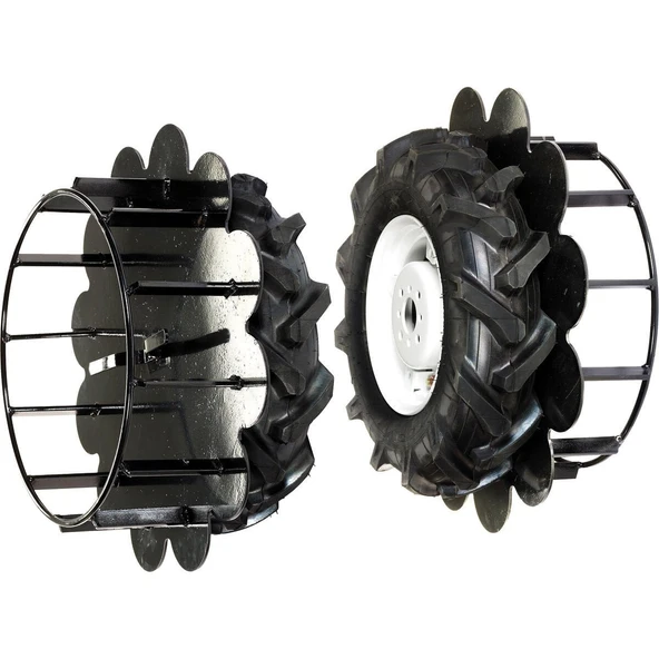BERTOLINI METAL KRAMPON TEKERLEK TAKIMI 4.00x8 ürün görseli 1