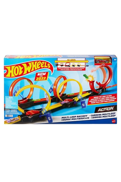 Hot Wheels Çok Çemberli Yarış Seti: Dev Çemberi İlk Aşan Sen Ol, Diğer Setlerle Bağlan! ürün görseli 1