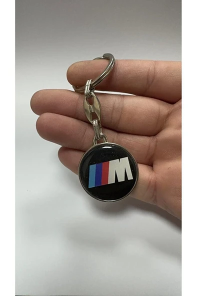 Bmw 3m Yazılı Metal Anahtarlık Çift Yönlü (1 ADET) ürün görseli 1