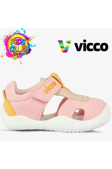 Vicco Puko 950.E26Y.189 Kız Çocuk Sandalet Pudra 19-23 ürün görseli 1
