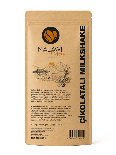 Malawi Coffee Çikolatalı Milkshake 1000 Gr - Resim 2