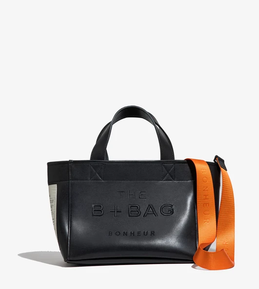 BONHEUR Vegan Deri Black Phantom Çanta - Resim 3