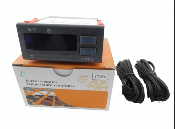 DİJİTAL TERMOSTAT STC-9200 ÇİFT PROB 220V ürün görseli 1