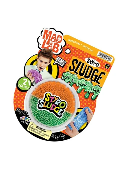 Slime Köpük Styro Sludge: Renkli, Çıtır ve Bağımlılık Yapan Slime Keyfi! ürün görseli 1