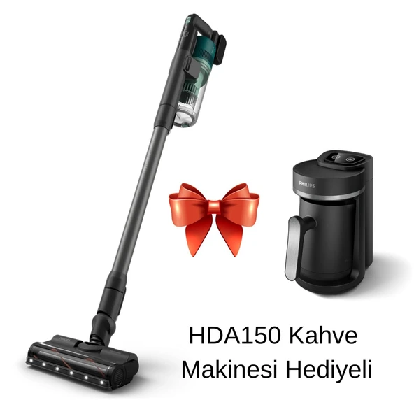 Philips XC6456/10 Dikey Şarjlı Süpürge + HDA150/61 Kahve Makinesi Hediyeli ürün görseli 1